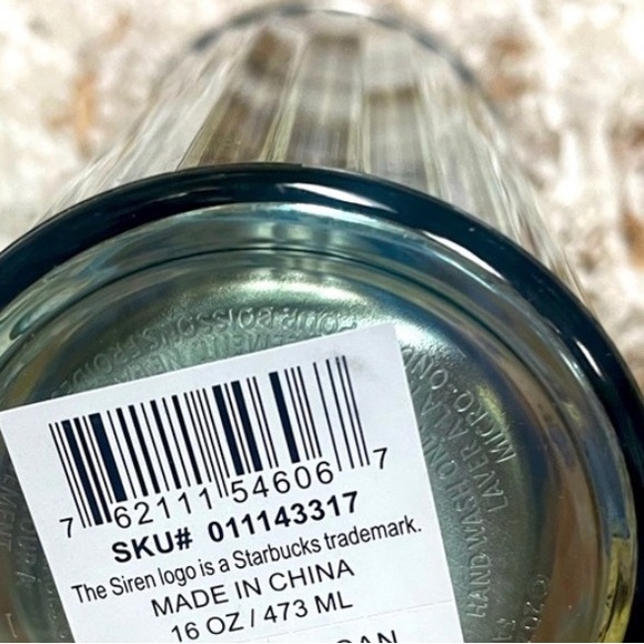 Starbucks Floral Pastel Garden Stainless Glass Cup Tumbler Layered Grandiose New - Picture 4 of 7